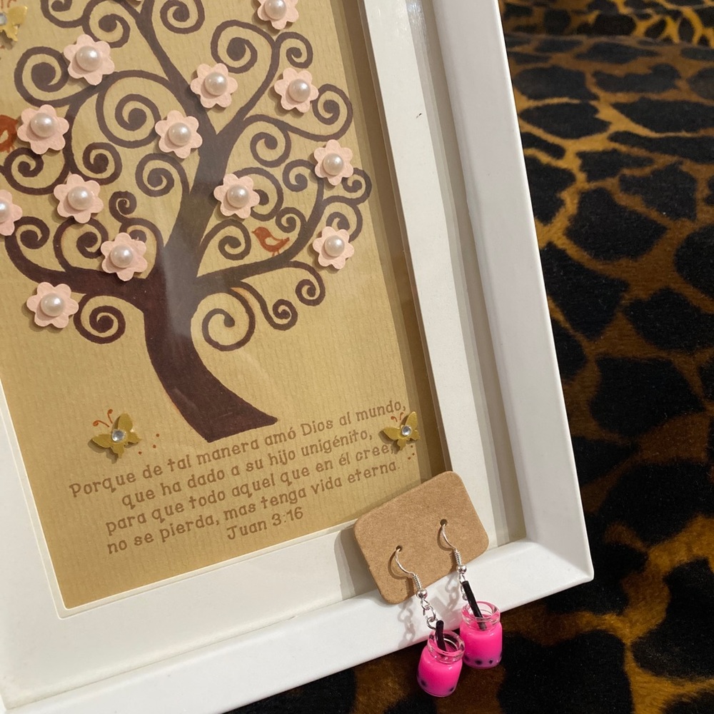 Boba Tea Earrings